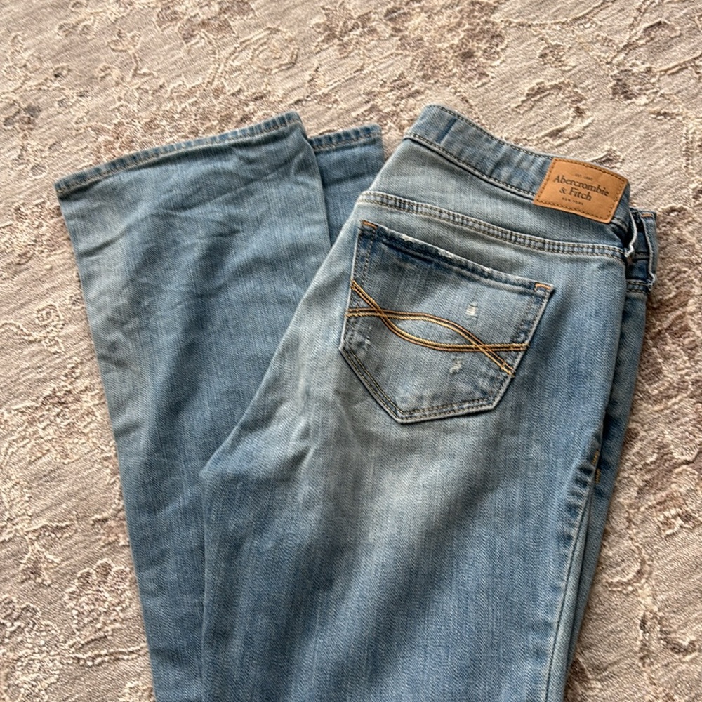 Abercrombie & Fitch Light Wash Bootcut Flare Jeans